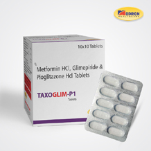  pcd franchise products in Haryana - Modron Healthcare -	tablets taxoglim-p1.jpg	